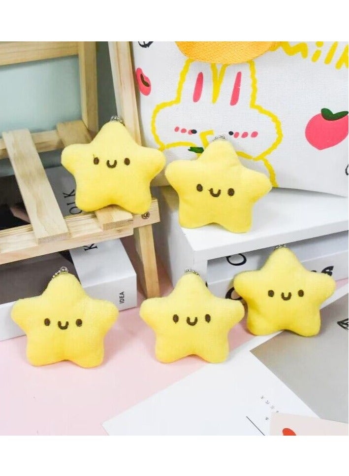 Squeezing Little Star Cute Plush Keychain Bag Pendant Small Star Doll Backpack Little Doll - Image 5