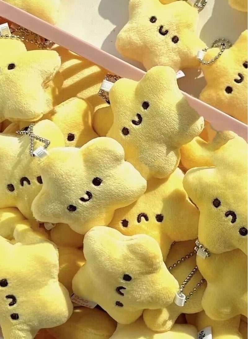 Squeezing Little Star Cute Plush Keychain Bag Pendant Small Star Doll Backpack Little Doll - Image 4