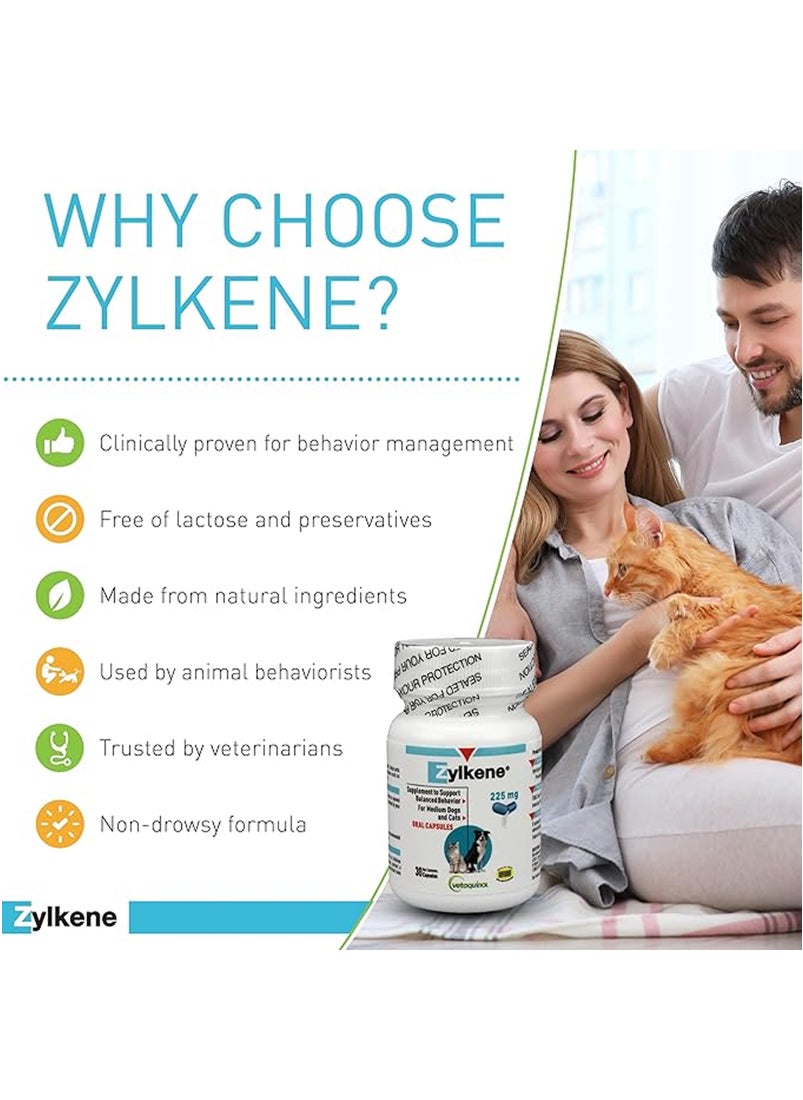Vetoquinol Zylkene 225mg 20 Capsule  - Image 3