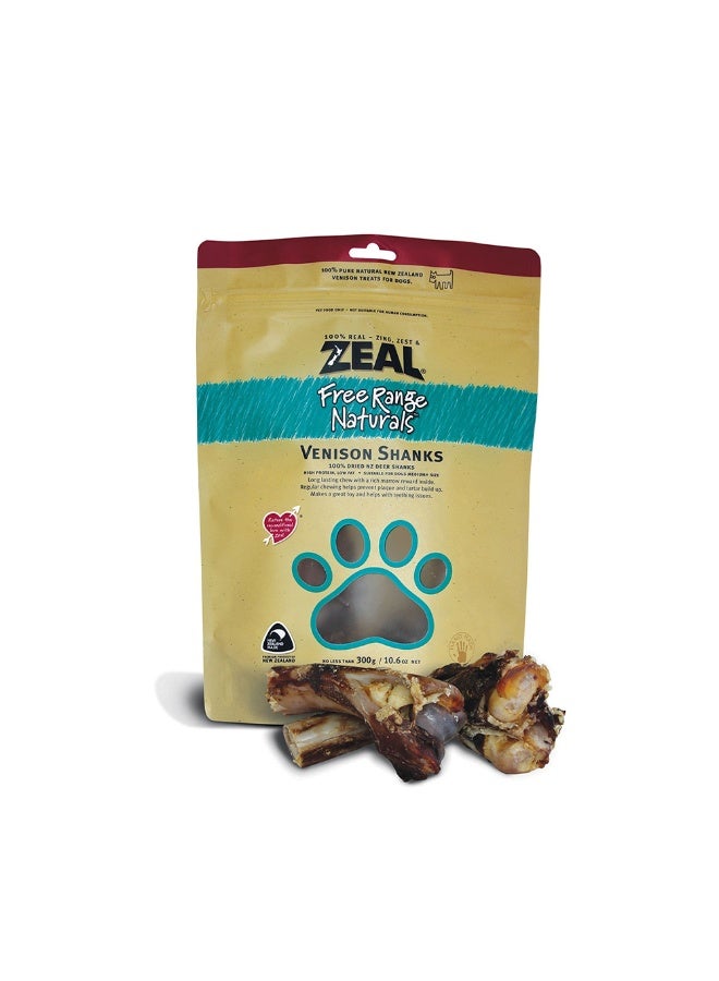 zeal Venison Shanks Dog Treats - 300g