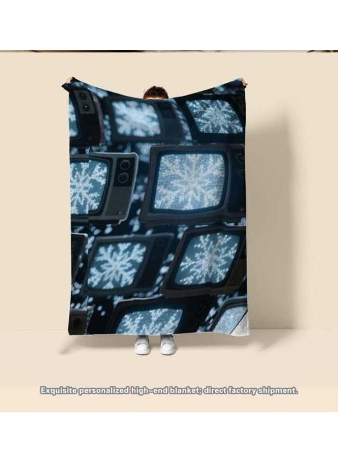 general Baby and children's cartoon flannel thin blanket (warm and comfortable, suitable for sleep, game use) 70cm*100cm - Image 1