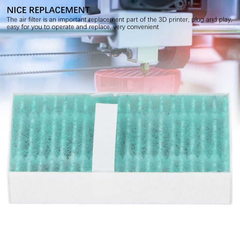 Double Layer Filtration Air Filter 100x50x20mm 2 Pack for 3D Printer - Image 4