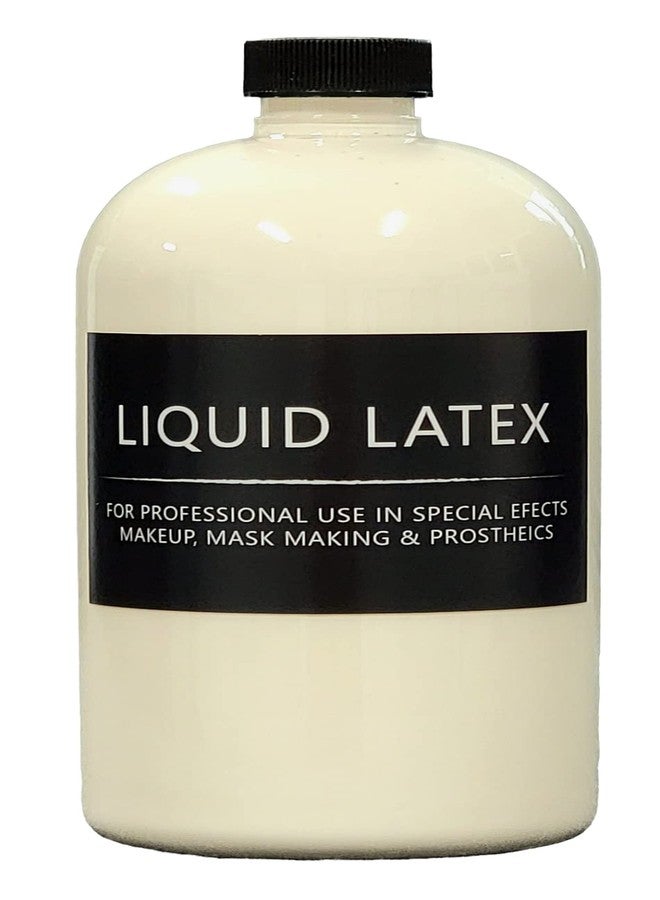 Liquid Latex 8 oz - Professional Grade for Special Effects Makeup, Prosthetics and Mask Making - Dries Translucent - Not Runny - Can be tinted with paint or makeup - Image 2