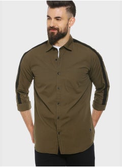 Campus Sutra Button Down Regular Shirt  - Image 1
