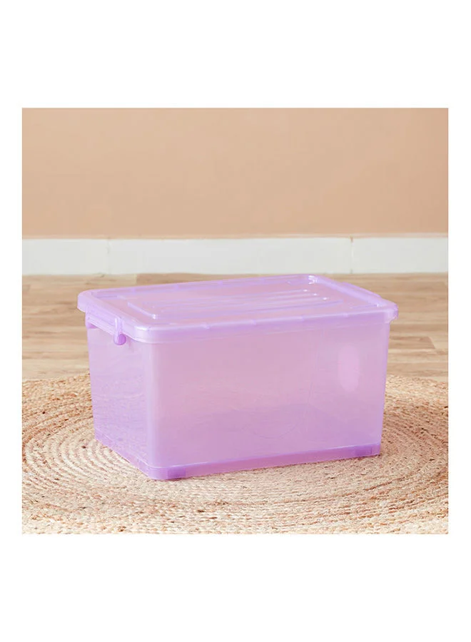 Home Box Rolling Storage Boxwith Wheels and Lid 32 Liter