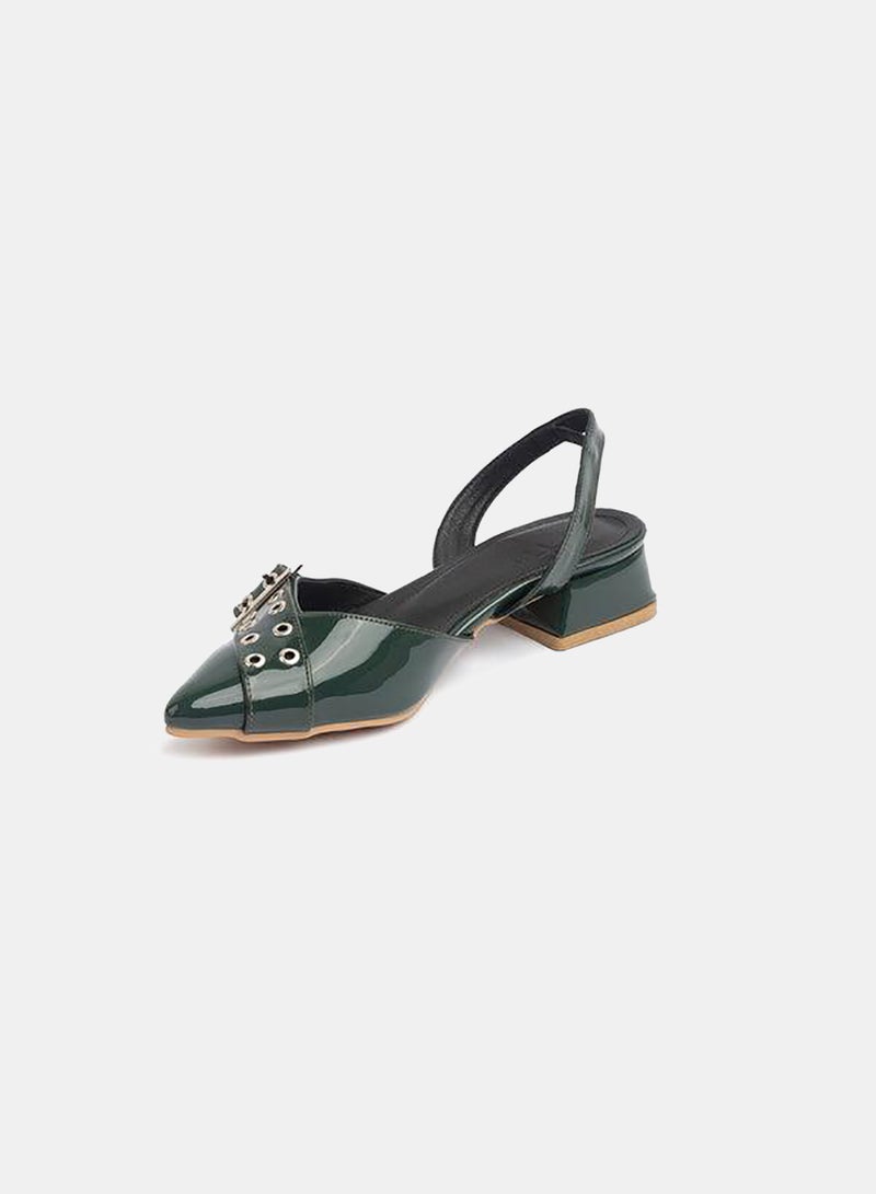 TGS Cross Buckle Slingbacks - Image 3