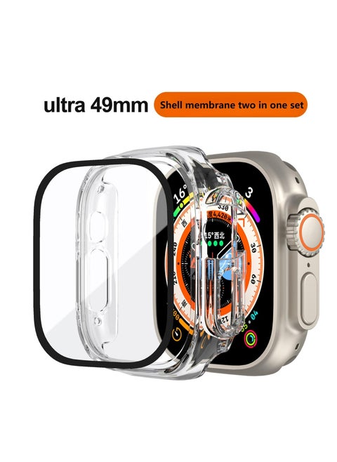 Compatible with Apple Watch Ultra Screen Protector Case Soft Plated TPU All Around Scratch-Proof Screen Protector Cover Shockproof case for 49mm