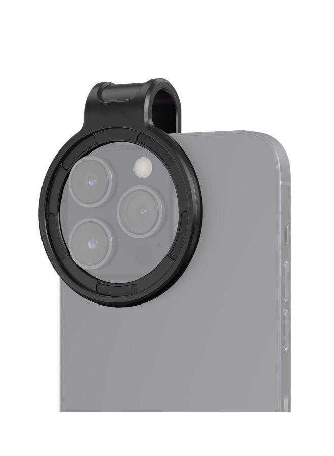 52mm Magnetic Filter Adapter Ring, Quick Release Magnet Upgraded Phone Lens Filter Ring ，for iPhone 15/14/13/12 for Galaxy series - Image 1