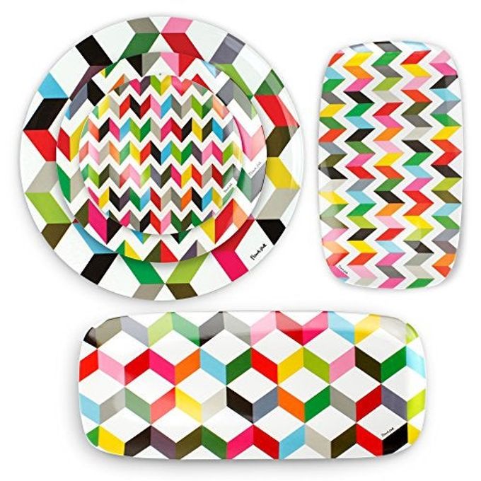 FRench Bull 13" Rectangular Platter Melamine Platters and Serving Ware Plate, Dish, Serving, Collection Ziggy - Image 3