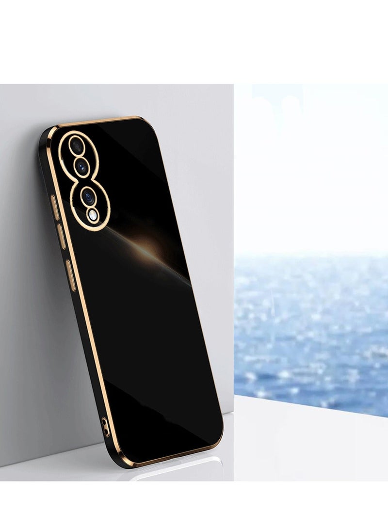 Honor 90 5G Mobile Phone Case Cover, Luxury Plating Soft Back Cover, Raised Full Camera Protection