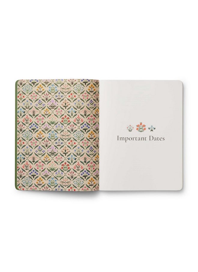 Rifle Paper Co. RIFLE PAPER CO. 2025 12-Month Academic Planner | August 2024 - July 2025, Thread-Stitch Binding, Features Metallic Gold Foil Accents, Includes Monthly Pages and Note Section (9.75" L X 7.75" W), Estee  - Image 3