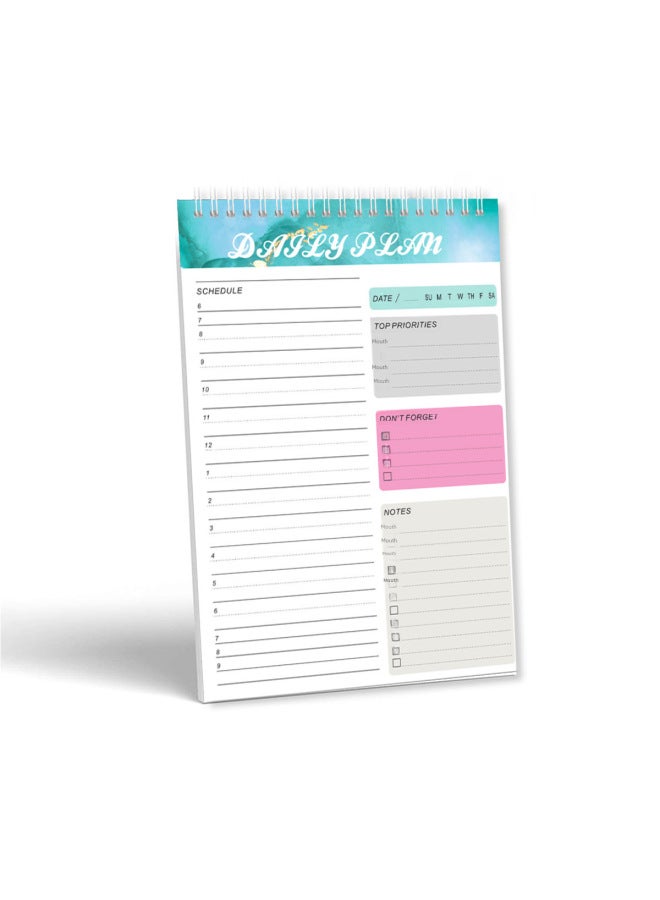 Fine Art English Day Plan Notes Dayly Planer Tearable Schedule Travel Message Record - Image 2