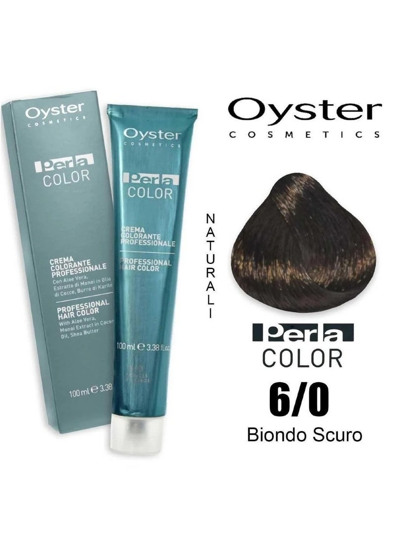 Oyster hair dye 6.0 dark blonde 100 ml