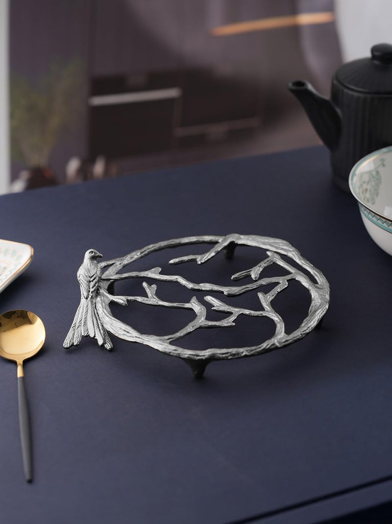 Trovea's Earthy Roots Trivet -Silver (Pack of 2) - Image 1