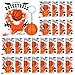 Yinkin 16 Pcs Basketball Keychains Gift Bulk Basketball Party Favors for Girls Boys Team Classroom with Motivational Card - Image 2
