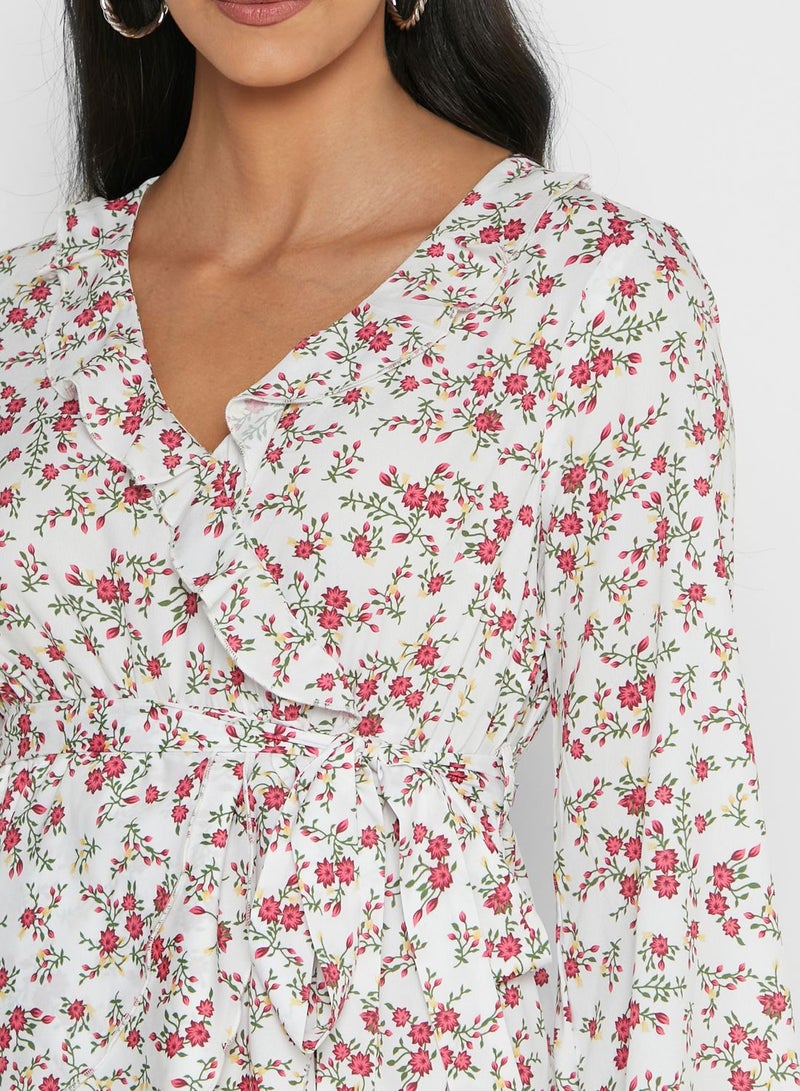 ايلا فستان مطبع باربطة خصر - Image 3