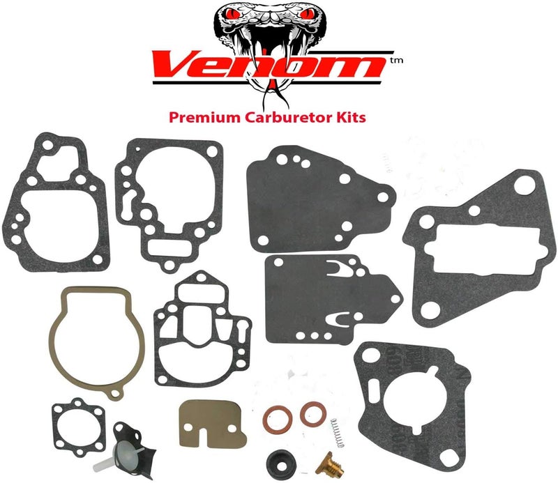 Venom Premium Carburetor Repair Rebuild Kit for Mercury/Mariner Outboard Motors - Image 2