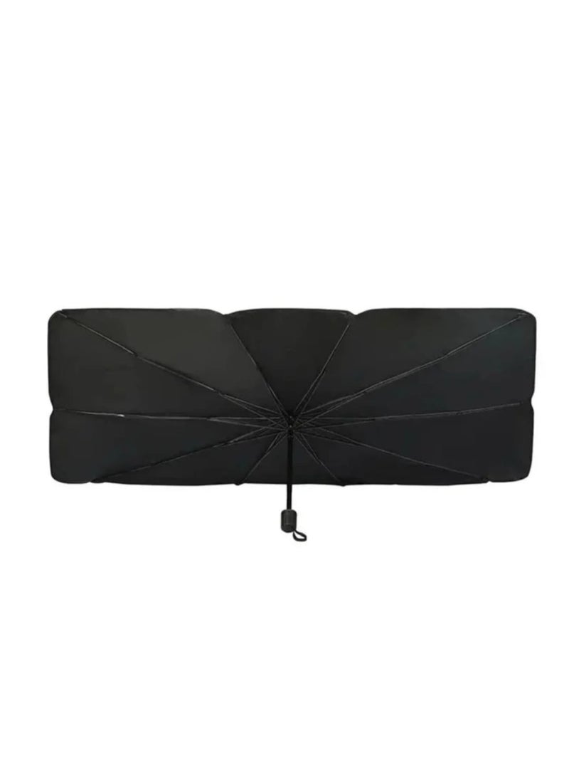 Car Windshield Sun Shade Umbrella – Foldable UV Protection Front Window Sunshade with Storage Pouch, Easy Open/Close Design for SUVs, Trucks & Most Vehicles - Image 2