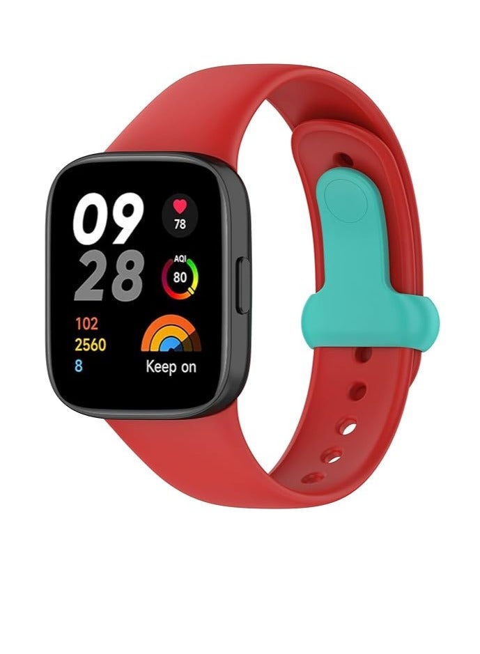 Strap Watch Silicone Compatible With Xiaomi Redmi Watch 3 / Xiaomi Mi Watch Lite 3, Sport Silicone Watch Band Wrist Strap,Bracelet Wristband Wrist Strap - Image 1