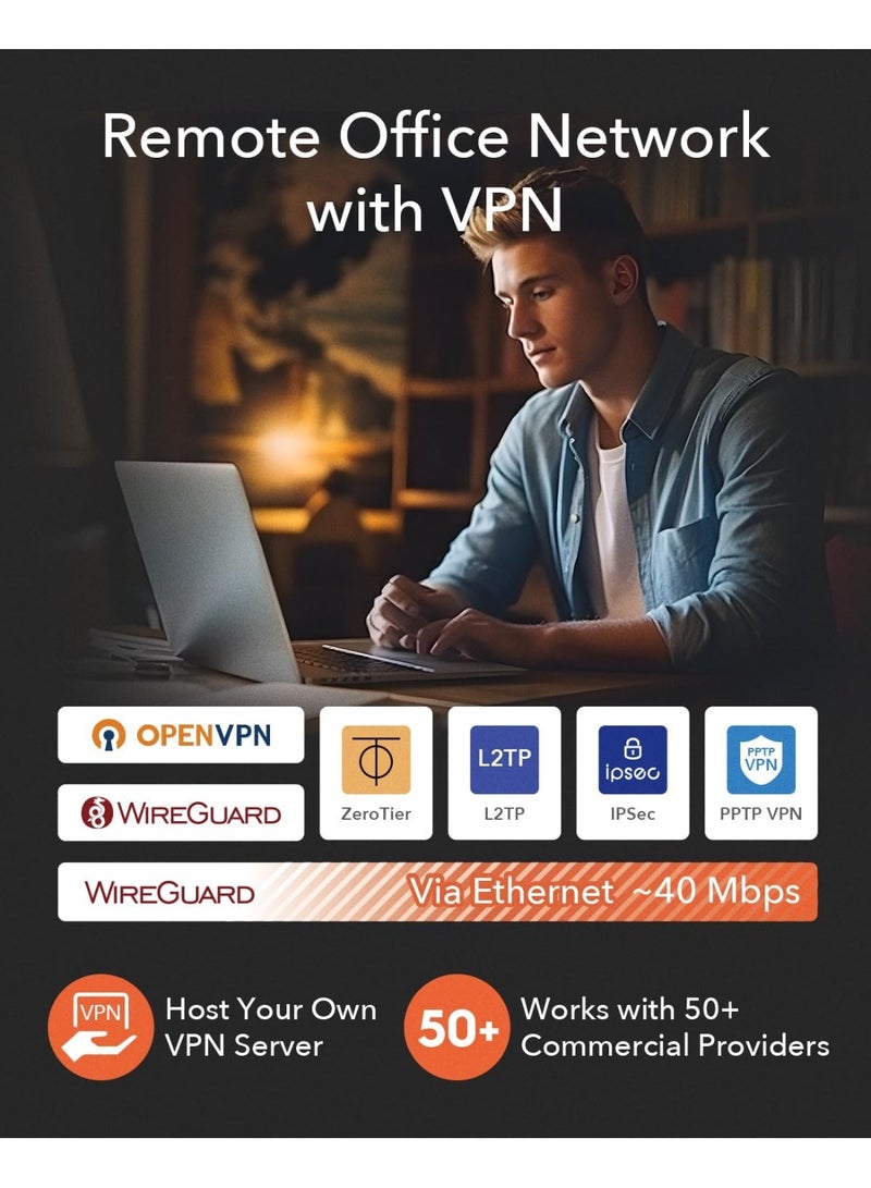 Cudy AC1200 Pocket-Sized Wi-Fi Travel Router, Extender/Repeater for Hotel&Public Network, WISP, VPN Client and Server, USB,TR1200 - Image 3