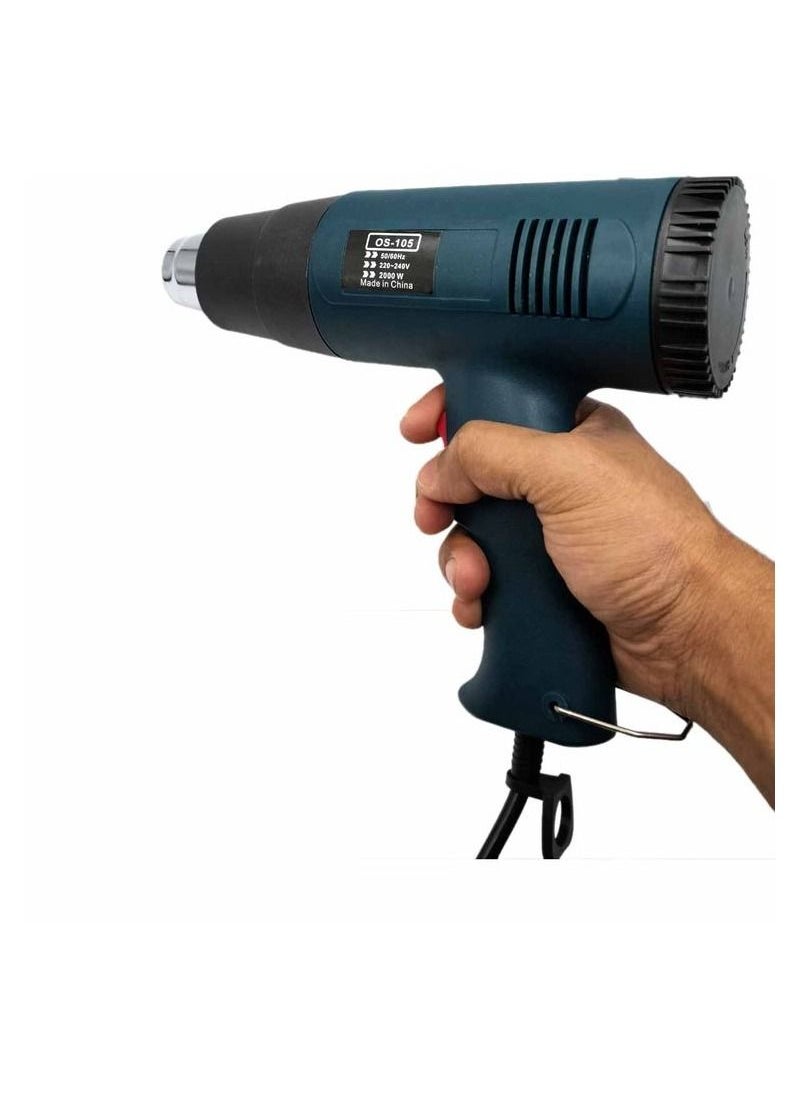 Keen Hot Air Gun 2000W Dual Temperature Hot Air Gun, Air Heating Gun 220-240V,50 60Hz KEEN OS-105  - Image 3
