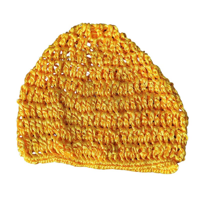 Musily Women's Knitted Mesh Hair Net Hat - Hollow Fishnet Head Wrap