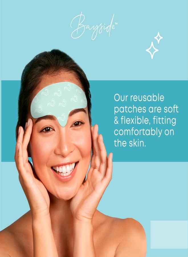 Bayside Forehead Wrinkle Patches Reusable | Non-Invasive Wrinkle Treatment for Fine Lines | Works with Face Lift Tape and Eye Patch Kits | Long-Lasting, Gentle Skin Care Solution | Includes Storage Tin - Image 5