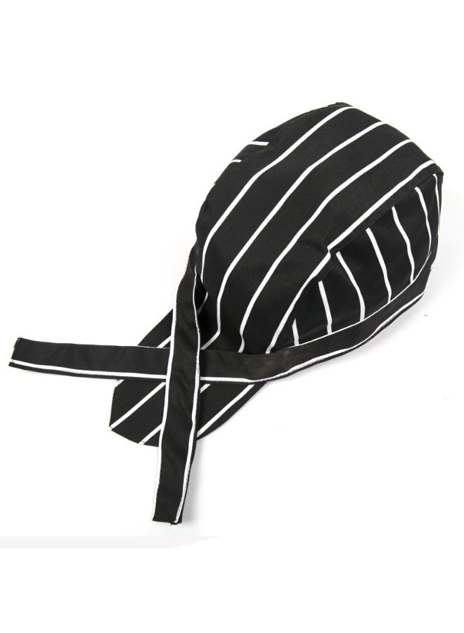 Chefs Hat Adjustable Tie Chef Cap Breathable Cooking Kitchen Hat for Women Men - Image 1