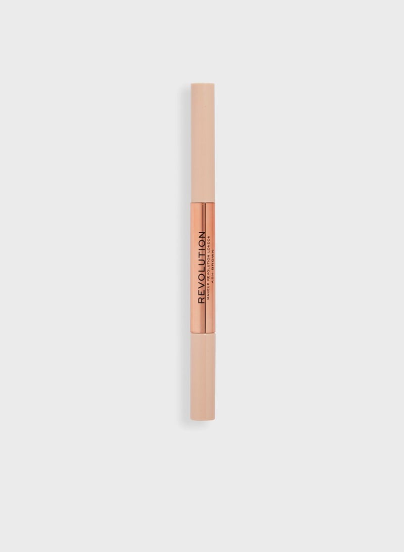 REVOLUTION Fluffy Brow Filter Duo Ash Brown - Image 3