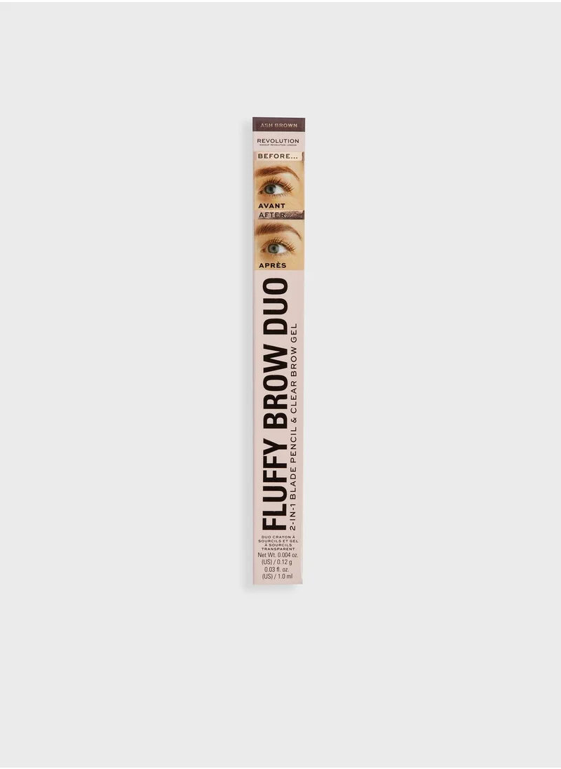REVOLUTION Fluffy Brow Filter Duo Ash Brown