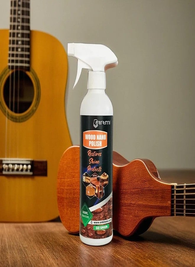 ARMI® Nano Wood Polish Furniture Stunning Natural Gloss | Eco-Friendly | Advanced Nano Shine Long-Lasting Durability & Easy Application 500 ML - Image 1