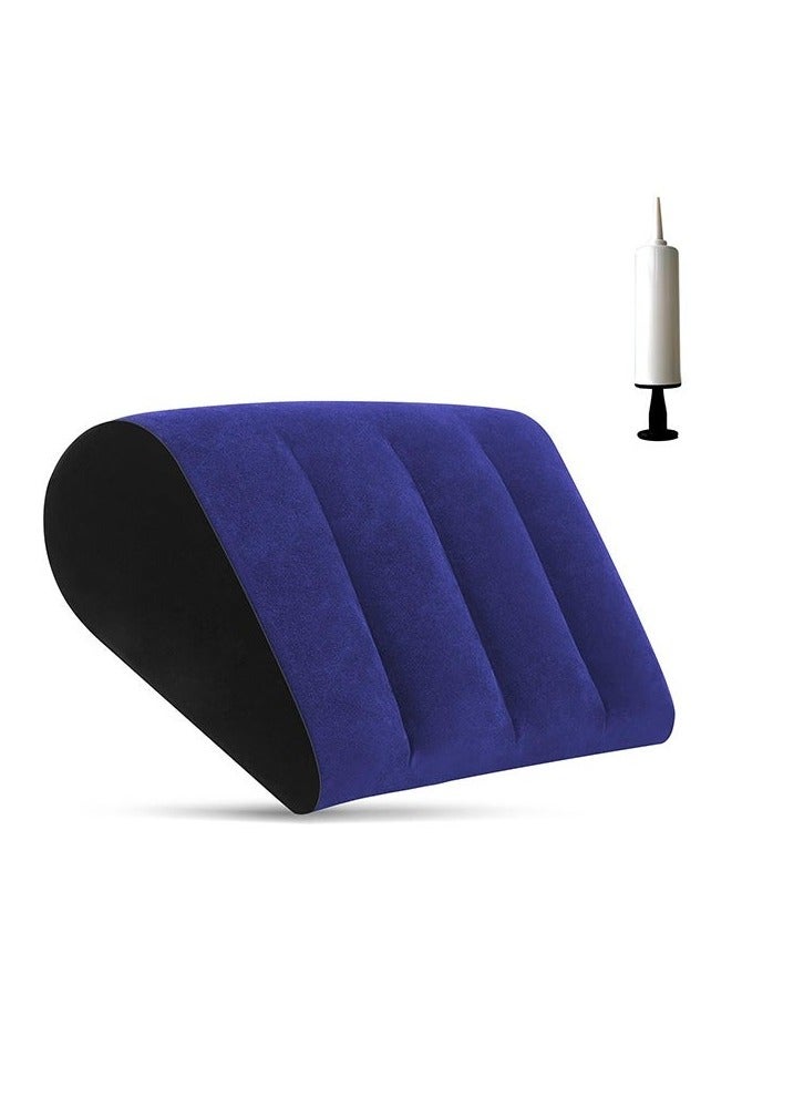 Inflatable Wedge Pillow, Leg Positioner Pillows, Travel Camping Pillow for Sleeping, Portable Body Positioners for Leg Elevation - Image 1