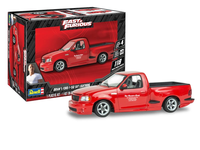 Revell مجموعة نموذج سيارة ريفيل 85-4499 فاست آند فيوريوس فورد SVT لايتنينغ 1:25 مقياس 118 قطعة مستوى مهارة 4 بلاستيك - Image 1