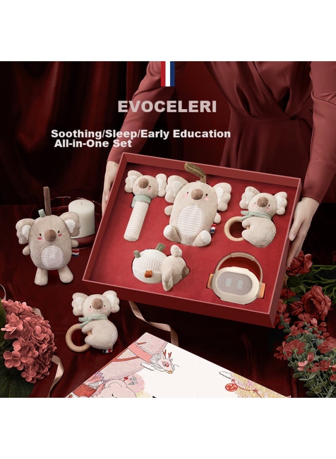 Evoceler Newborn Gift Box, Baby Toys For 0-1 Year Old, Welcome Gift, Comforting Doll, Early Education, Full Moon And First Birthday Gift - Image 2