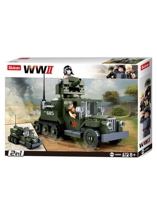 Sluban Wii-Gaz Half-Track 2In1 243Pcs  - Image 1