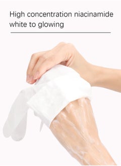 ZHENXIU Care for Hand Membrane with Nicotinamide and Hyaluronic Acid, Moisturizing Hydrating Hand Mask, Hand Repair Soothing Gloves for Dry Hands Treatment, Remove Dead Skin, Hand Care 1 Pair  - Image 5