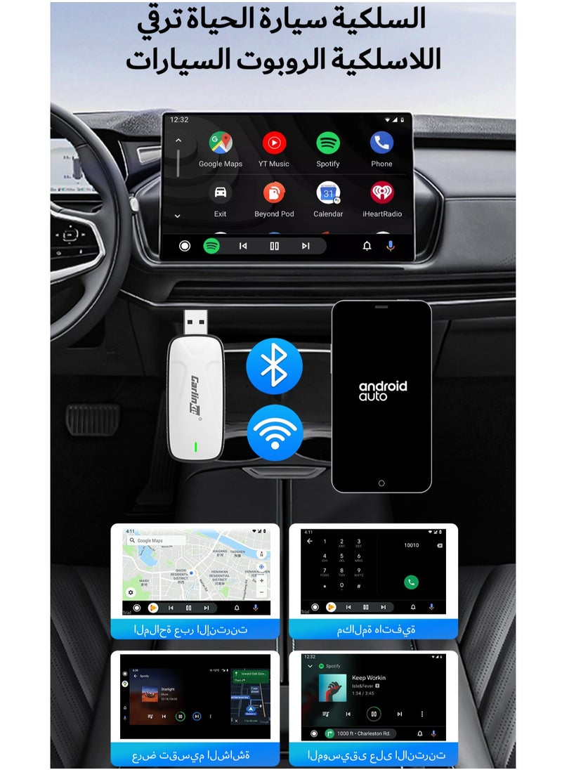 Carlinkit - X2CA Baidu Carlife to Wireless CarPlay/Android Auto Adapter 2 in 1 Streaming Box Plug and Play Auto-connect 2.4G+5GHz - Image 1