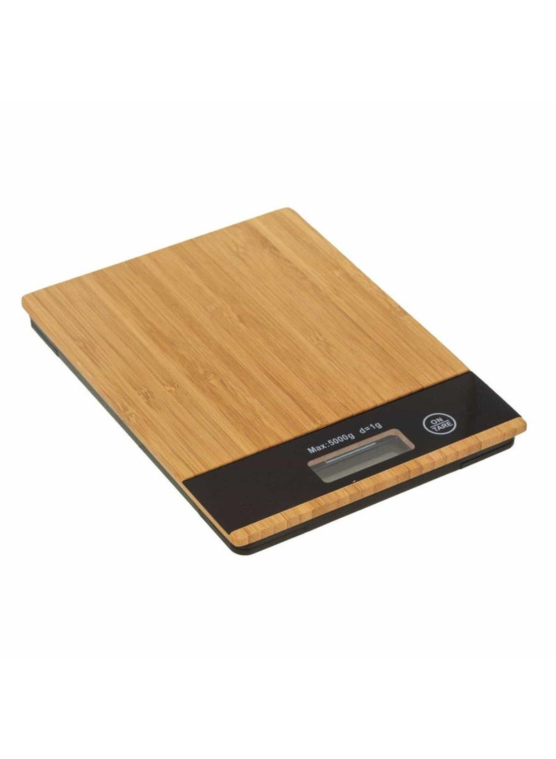 Digital Bamboo Kitchen Scale 5 Kg