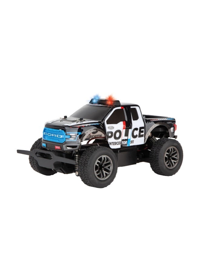 Carrera Carrera Ford F-150 Raptor Police RC Car (1:18, Black/White)  - Image 2