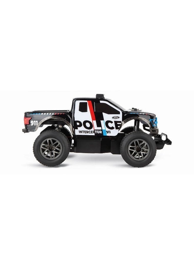 Carrera Carrera Ford F-150 Raptor Police RC Car (1:18, Black/White)  - Image 3
