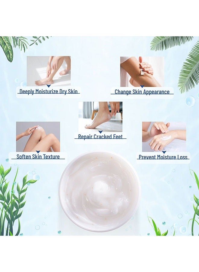 YURHERSU 40٪ كريم اليوريا للكعب الجاف المتشقق أفضل مزيل مسمار للقدمين واليدين يرطب طبيعي يغذي وينعم البشرة الميتة الخشنة المتشققة كريم إصلاح اليدين والقدمين150g - Image 3