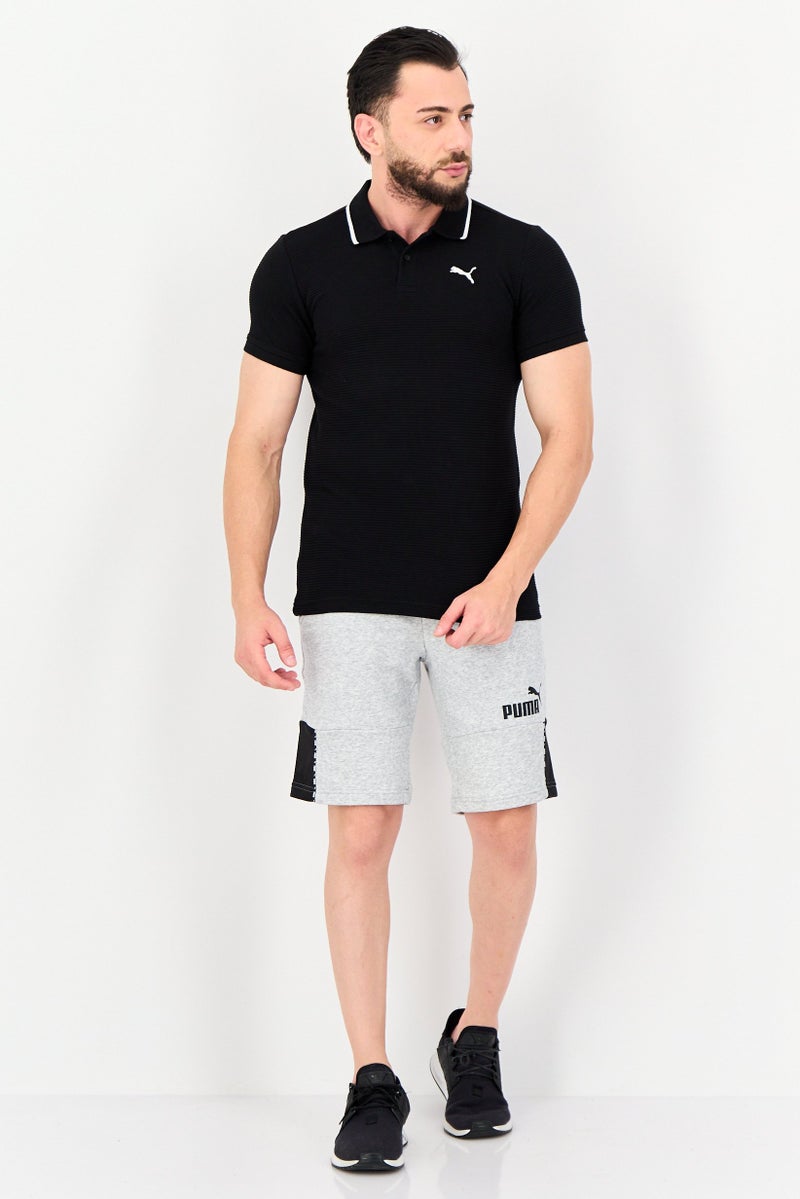 PUMA تي شيرت رياضي للرجال بلا أكمام قصير، خارجي، أسود - Image 4