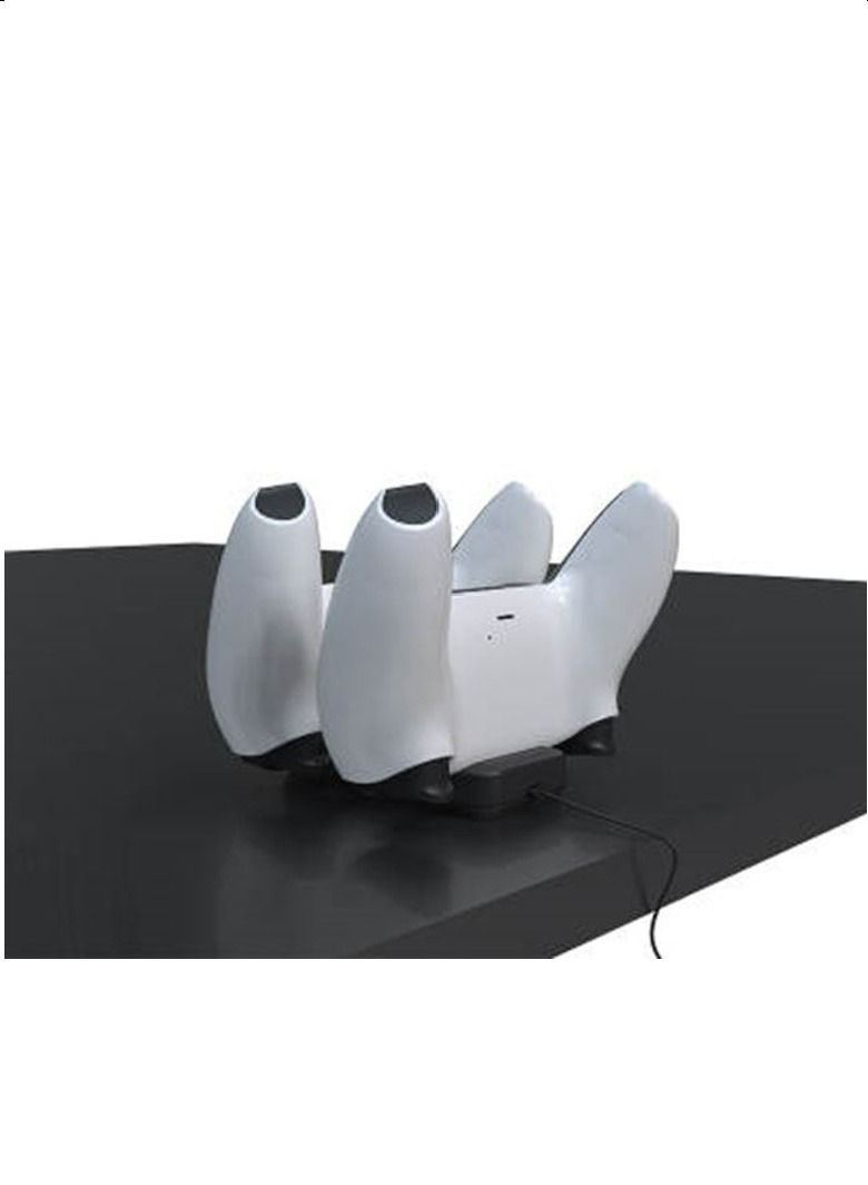 Filly Portable Charging Station for P5 Controller, Dual P5 Charging Dock, Controller Charger with 2 Removable Type C Charging Port, Wireless Charger for Playstation5 with 600mA Output - Image 5