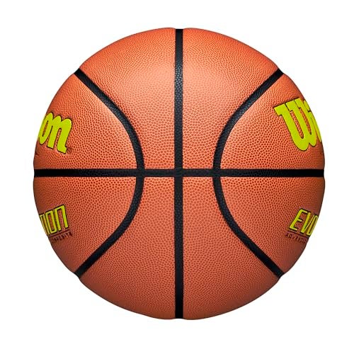 WILSON Evolution Game Basketball - Optic Yellow, Size 7 -29.5" - Image 3