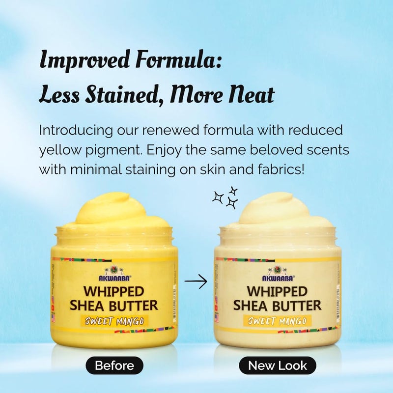 AKWAABA Whipped Shea Butter (Baby Powder) â€“ Nourishes & Moisturizes | Made with Shea Butter | No Dyes & Parabens | 12 oz / 340 g - Image 5