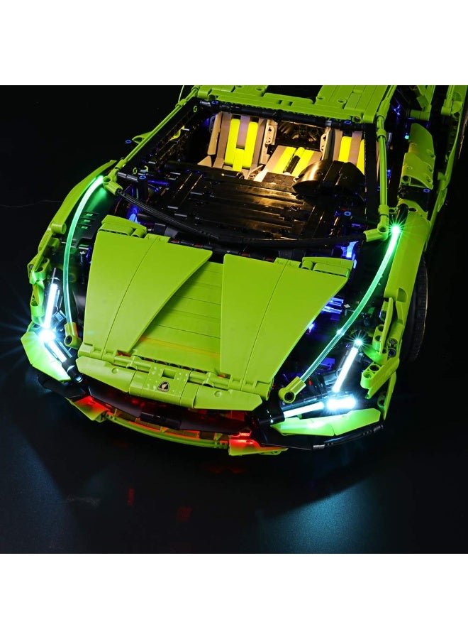 BRIKSMAX LED Lighting Kit for Lamborghini Sián FKP 37, Compatible with Lego 42115 – Does Not Include Set (Remote Control Version) - Image 4