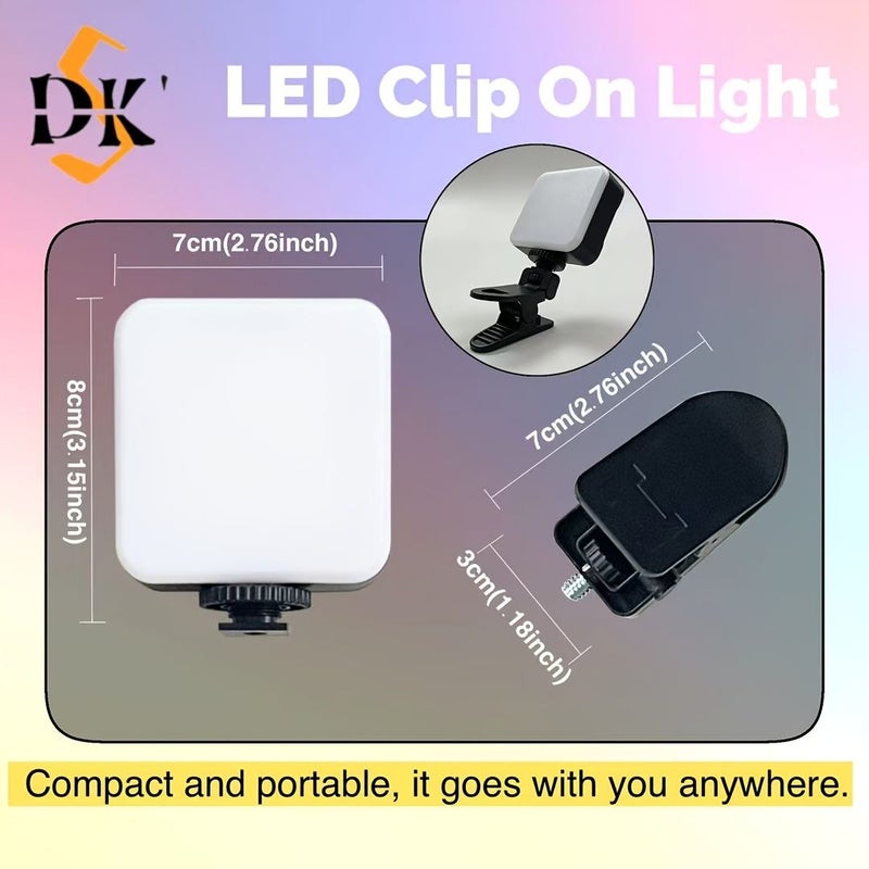 Multi-Function Clip On LED Fill Light For Mobile Phone Selfie Beauty Makeup Food Photography Outdoor Night Pet Illumination - Image 2