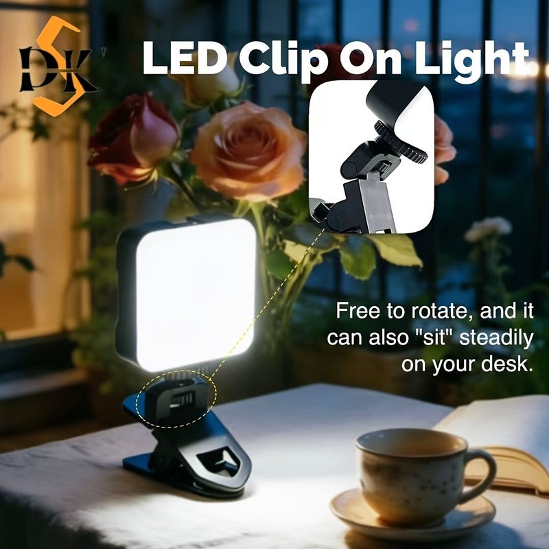 Multi-Function Clip On LED Fill Light For Mobile Phone Selfie Beauty Makeup Food Photography Outdoor Night Pet Illumination - Image 5