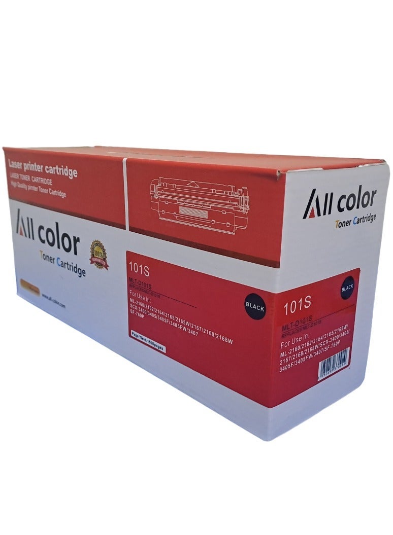 اول كلور خرطوشة حبر 101s لطابعات سامسونج Ml2160/2162/scx3400/3405 باللون الأسود