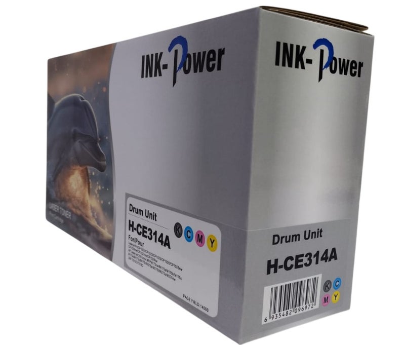 اينك باور وحدة الأسطوانة CE314A 314A 314 126A لخراطيش حبر الليزر المتوافقة مع طابعات HP Laserjet Pro CP1025 CP1025nw 100 MFP M175nw. - Image 2